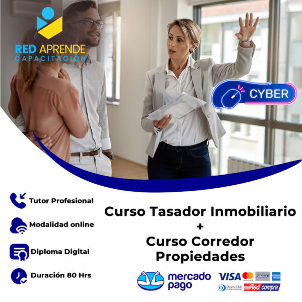 Curso Tasador de Propiedades + Corredor de Propiedades